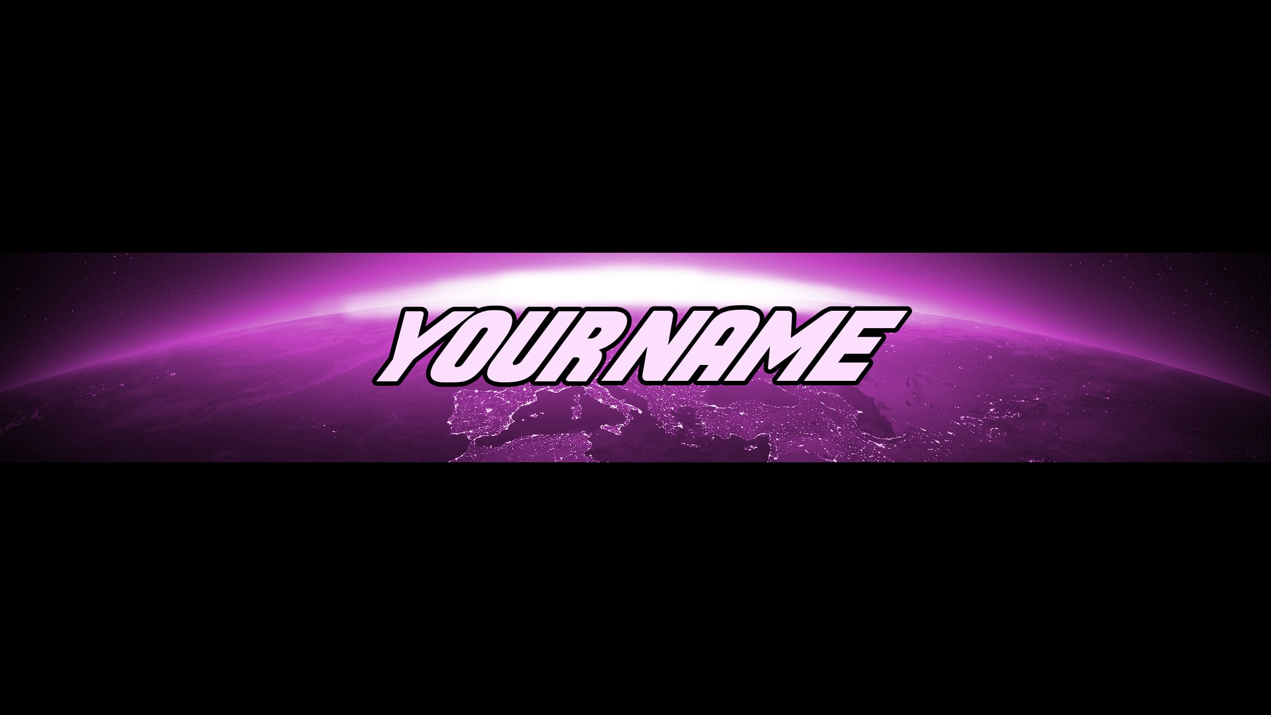purple youtube banner