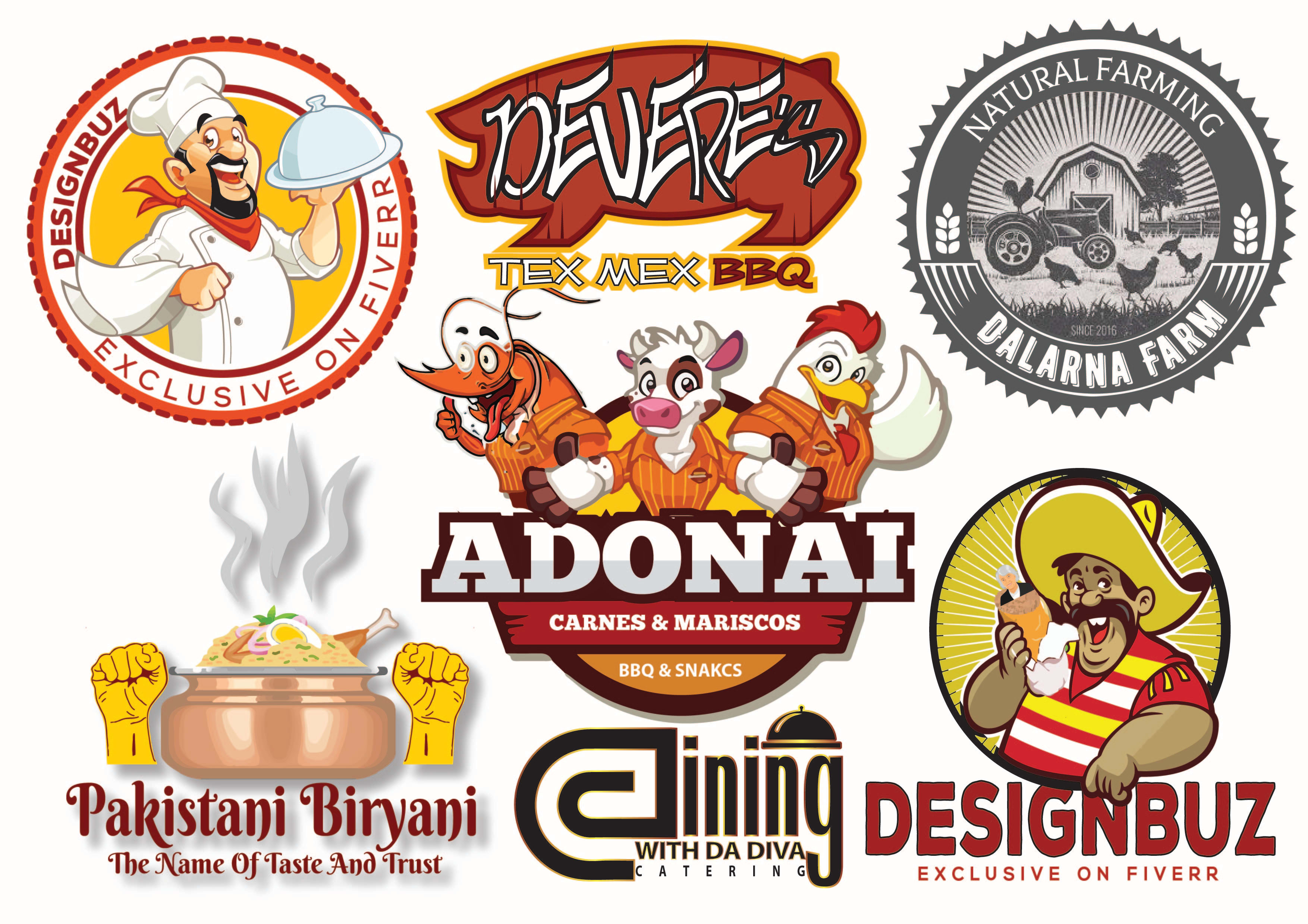 Design q Restaurant Bar Or Food Logo With Free Social Media Kit By Design Buz