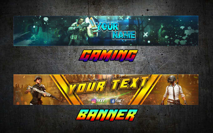 Create Gaming Banner Youtube Banner Twitch Banner By Editor987 Fiverr