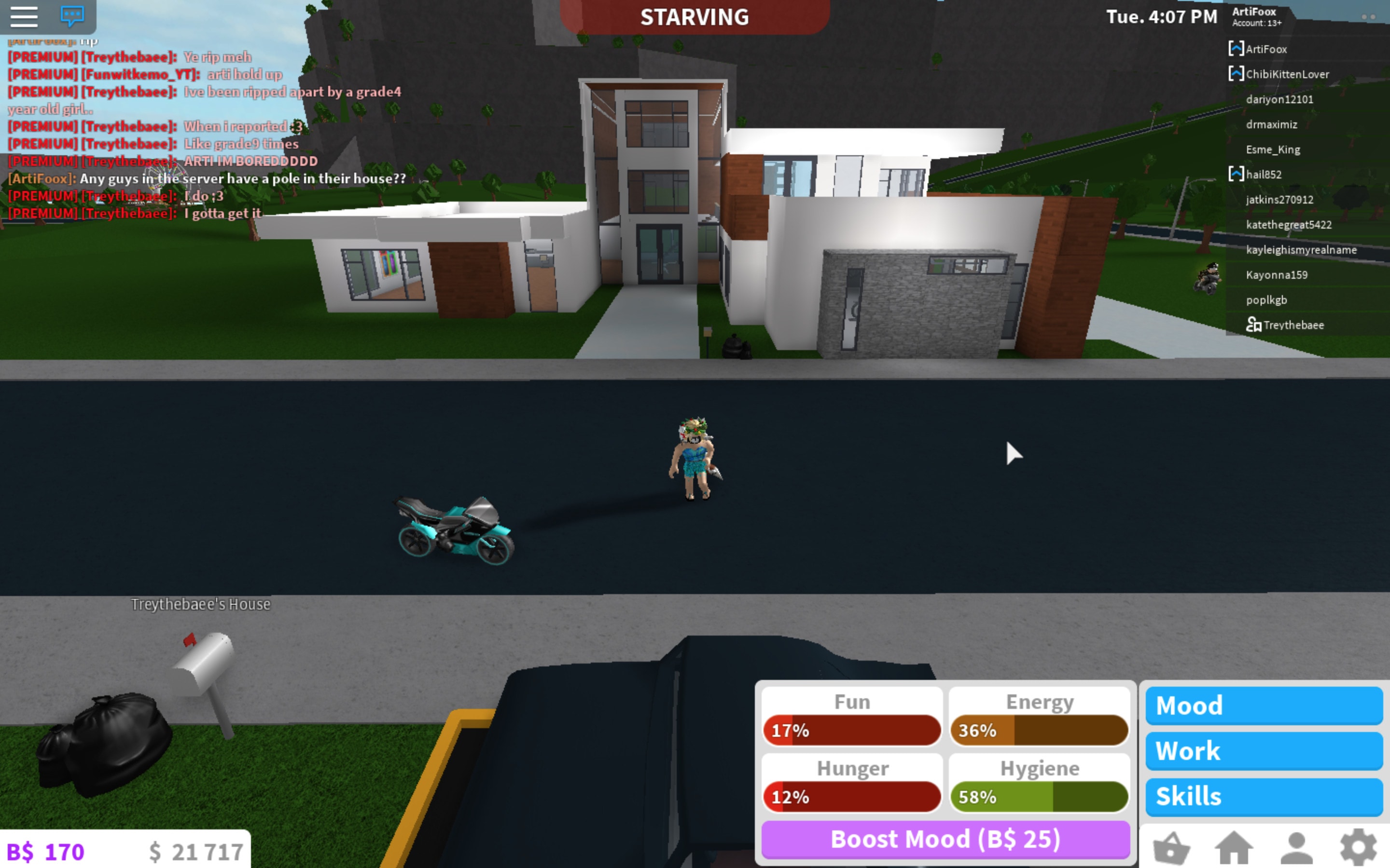 Roblox House Building On Tablet