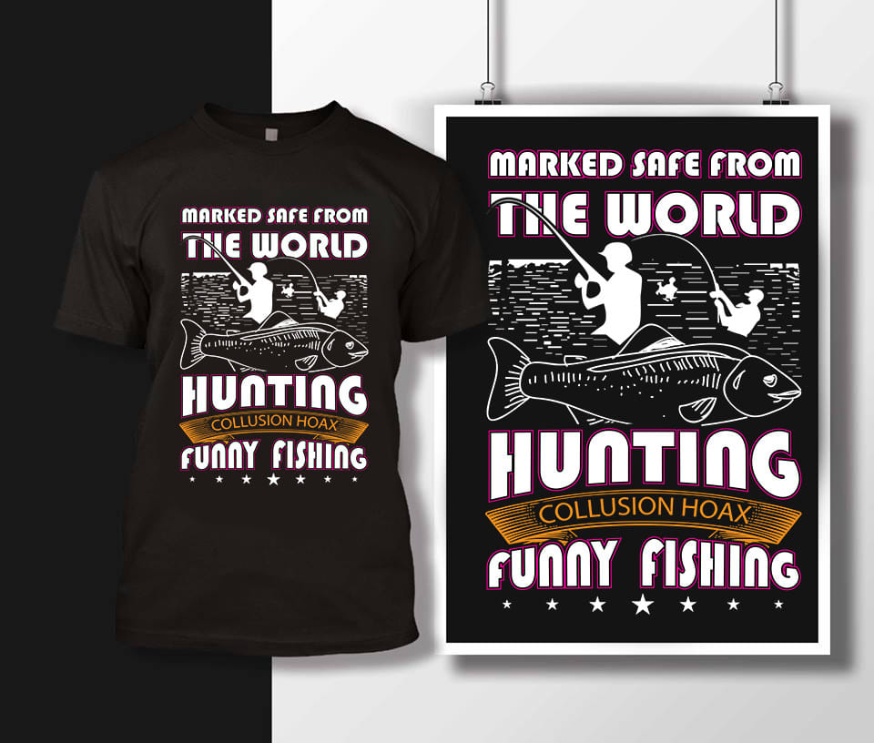 create custom fishing t shirt design