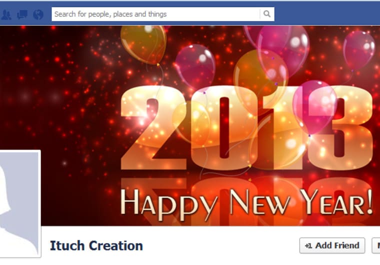 Design Creative Attractive Modern Look Happy New Year Facebook