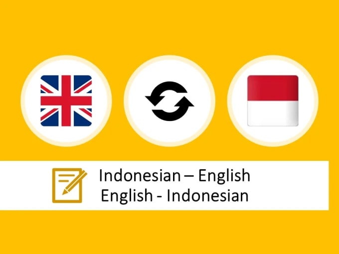 Translation english to indonesia
