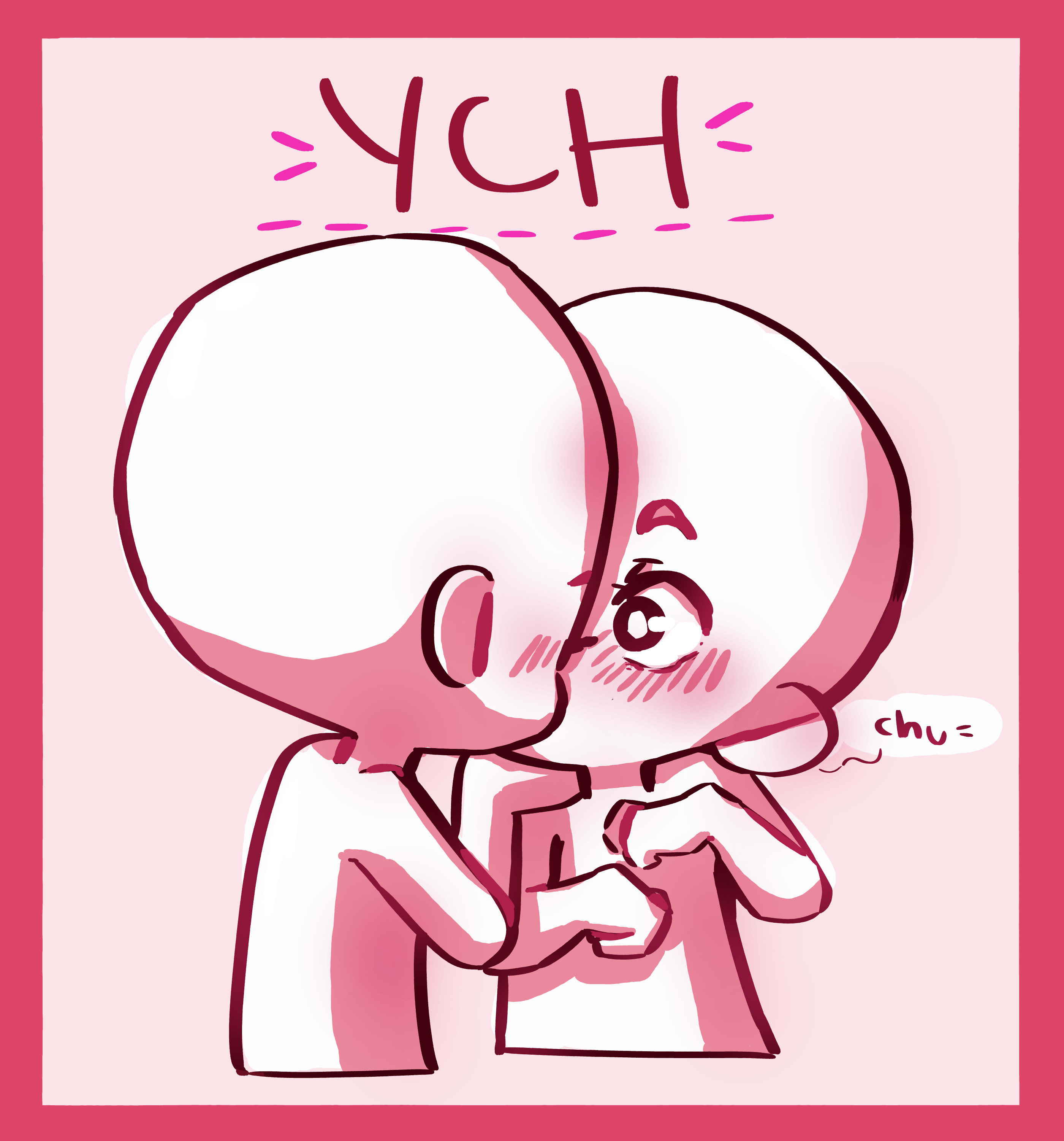 Custom anime kiss YCH commissions Art Commission