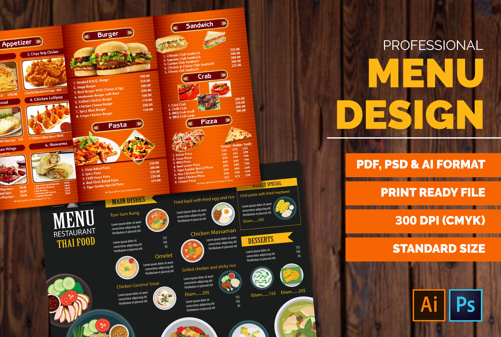 Design Restaurant Menu Food Menu Drink Menu By Abidsani