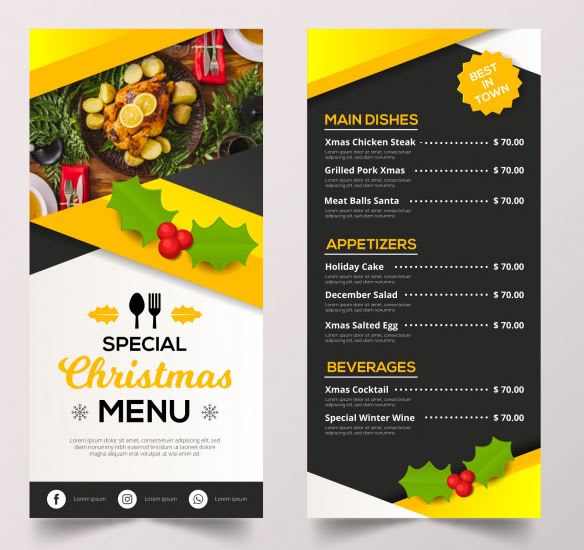 Create Attractive Menu Card For You By Knightshadowks Fiverr