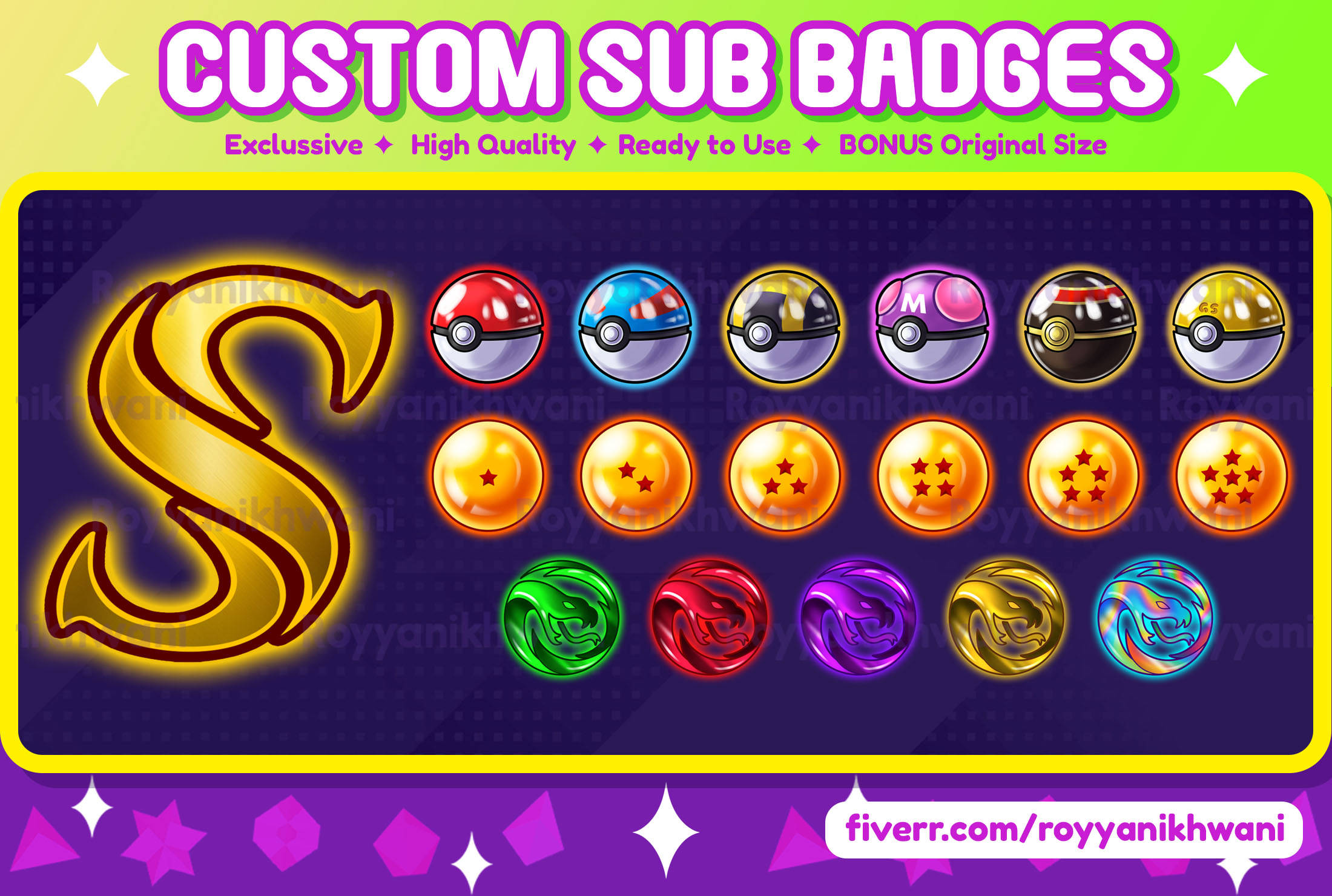 Custom Twitch Badges Twitch Sub Badges Discord Badges -  Norway