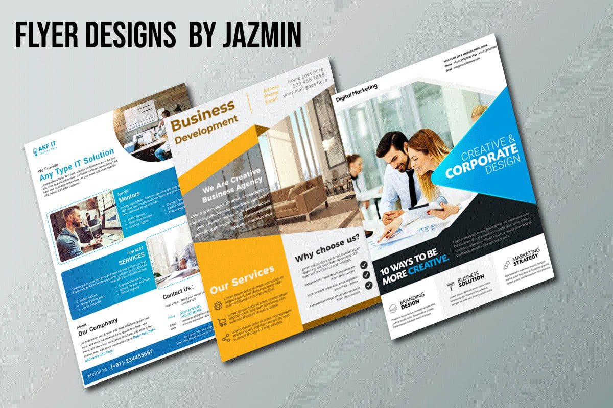 Design Foldable Brochure Company Profile Annual Report Pdf In