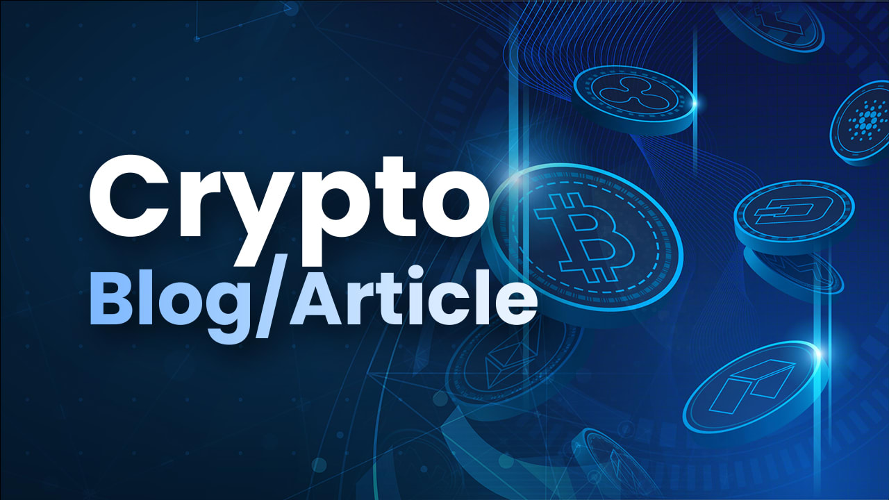 Write your cryptocurrency, crypto blog or blockchain article by  Rajeshincyber | Fiverr