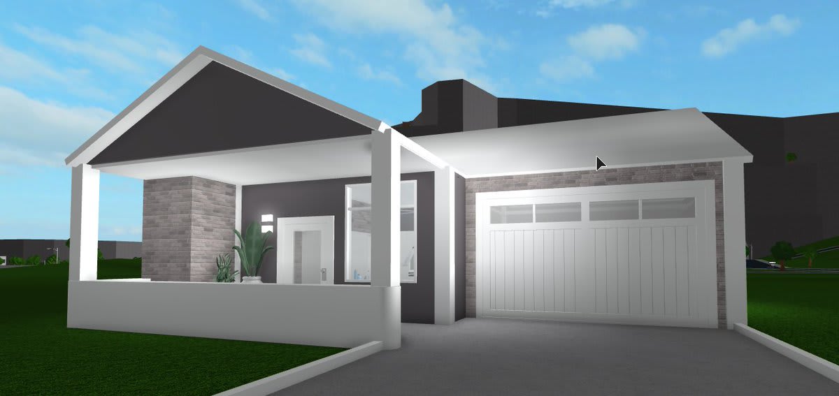 Featured image of post House Ideas Bloxburg One Story - 45k without pool and gardening with pool and gardening 55k house: