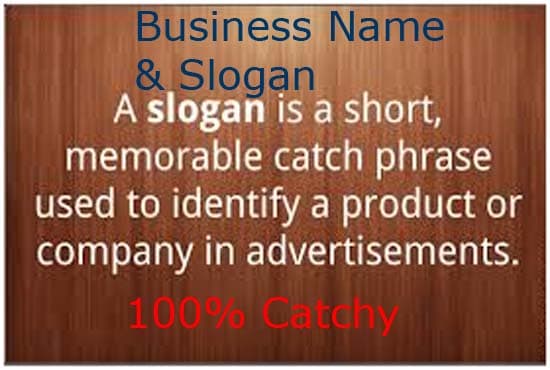 Brainstorm 10 Unique Slogans And Business Names By Keenlly