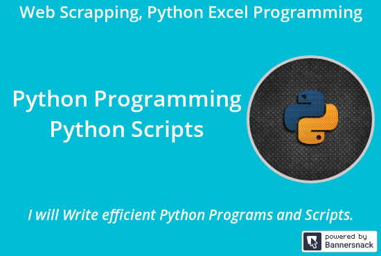 Do Python Programming And Write Python Script By Great Hayat
