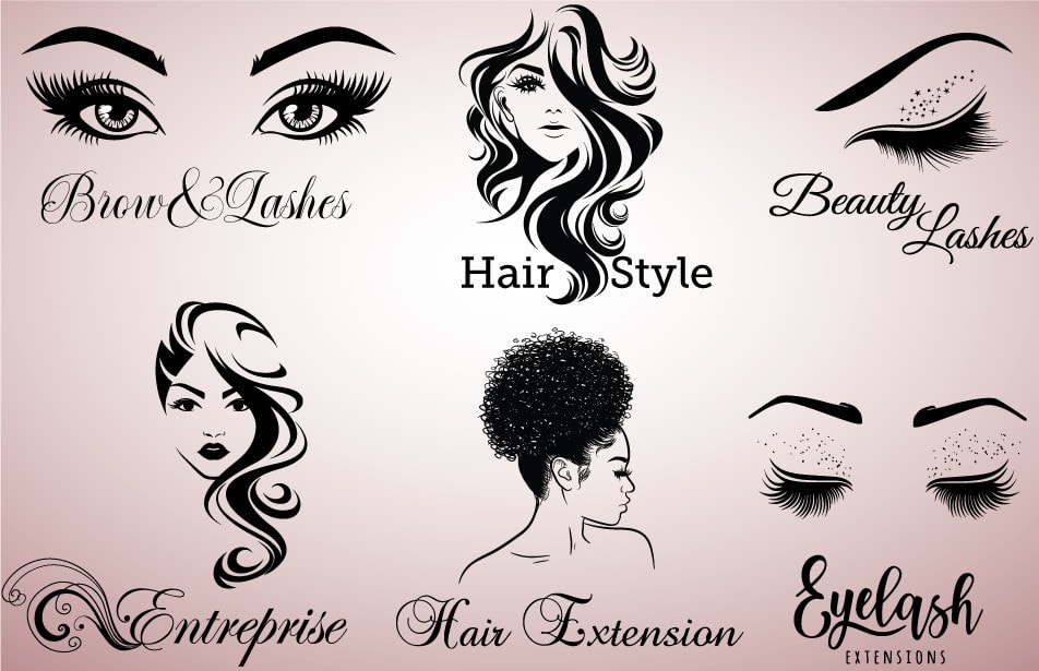 Create Eyelash Boutique Cosmetics And Hair Extensions Logo |  