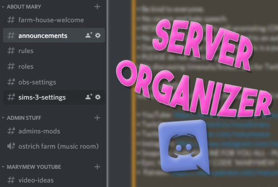 Organize Make Discord Servers By Maryedits