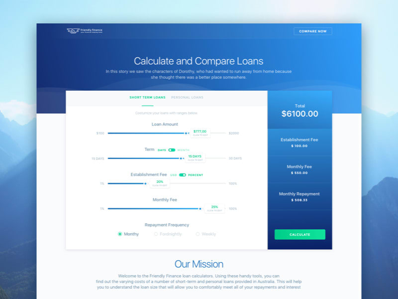 Create an Online Calculator from Excel