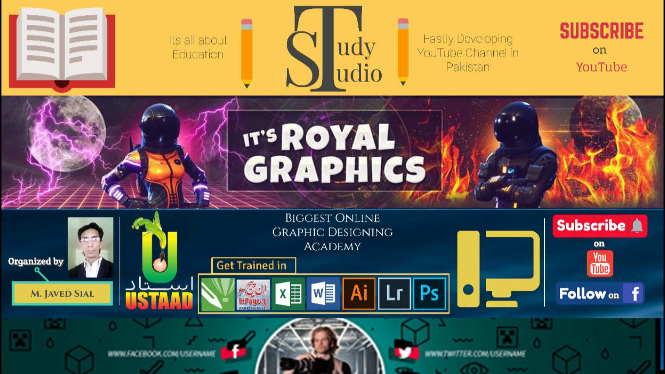 Design Eye Catching Youtube Banner By Junaidsial935