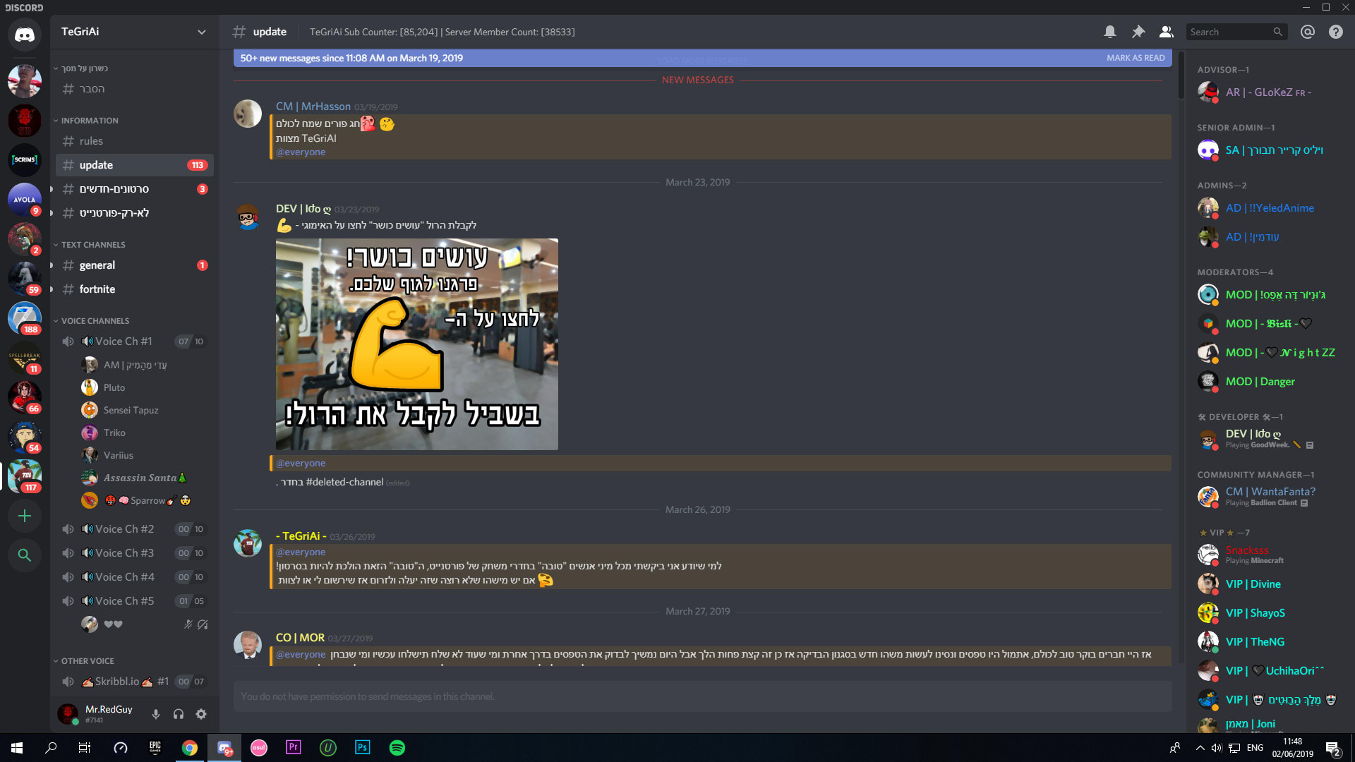 Create you a professional level discord server by Mmarchiver