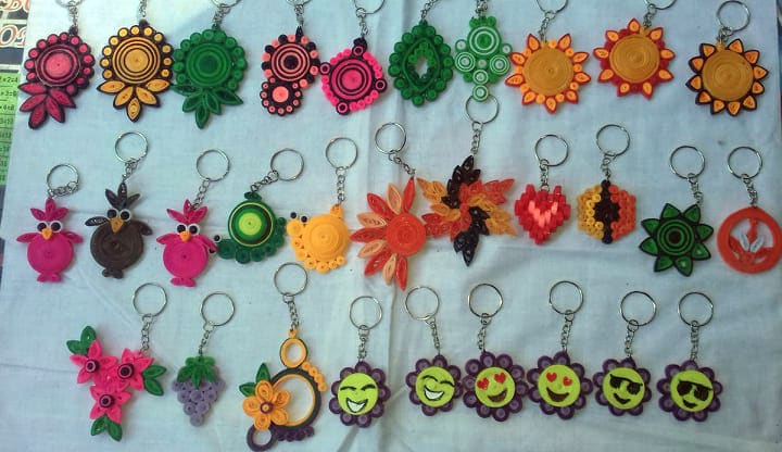 Send Handmade Paper Quilling Key Tag By Rajitha0017