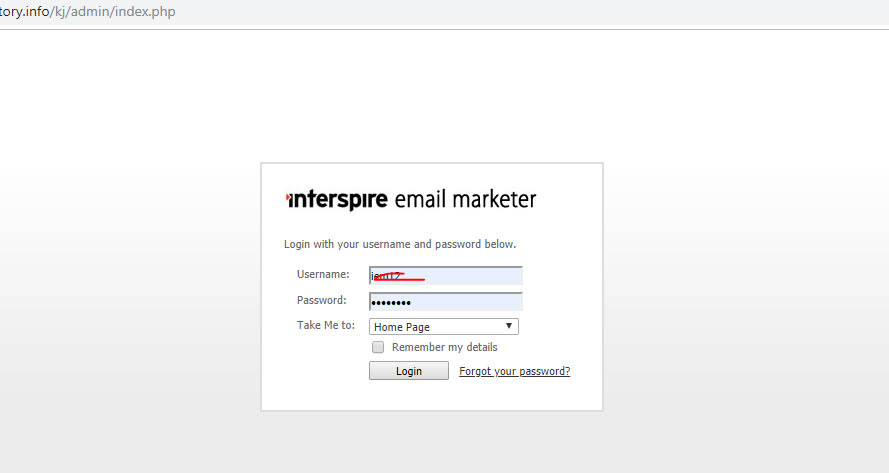 setting up interspire email marketer