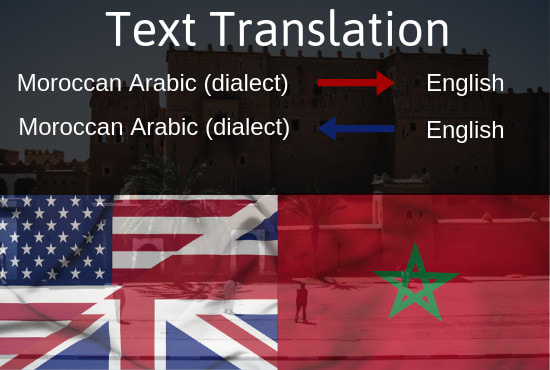 Translate From English To Moroccan Arabic Or Vice Versa By Adaoureda Fiverr