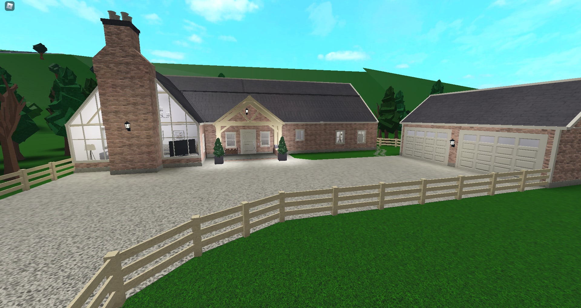 Download Welcome to the Bloxburg Mansions! Wallpaper