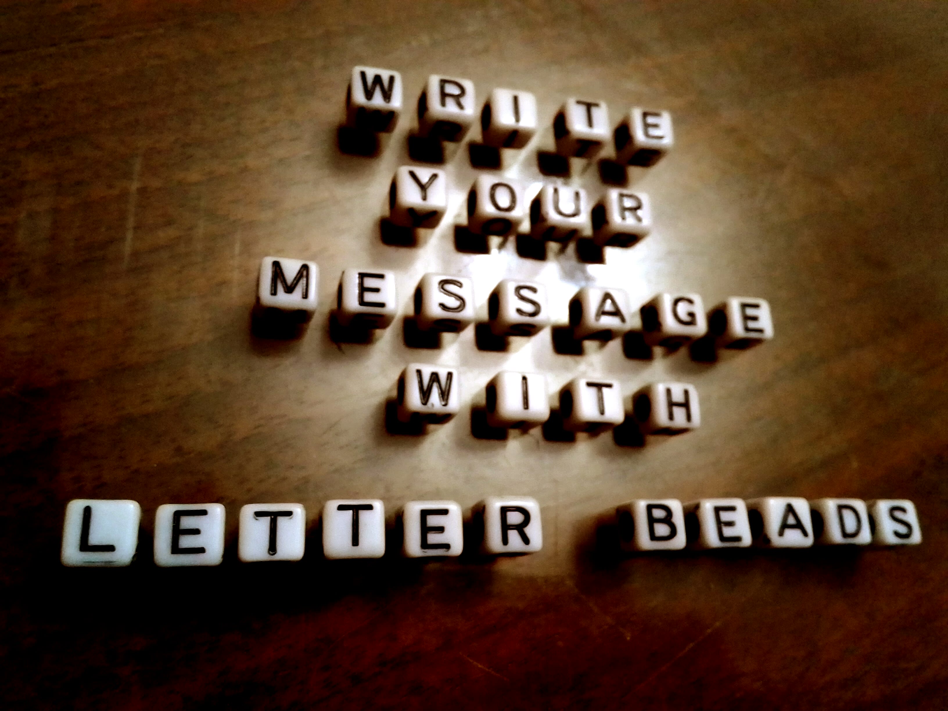 message beads