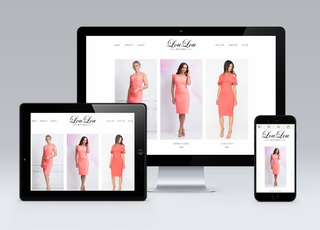 fashion boutique website