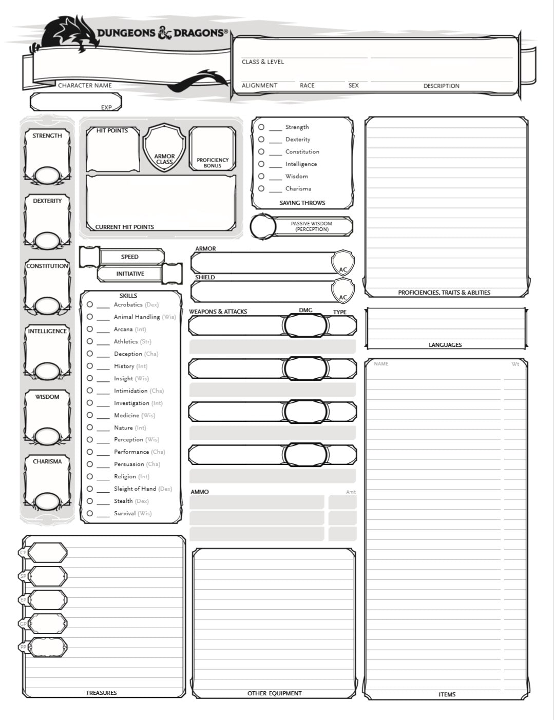 Featured image of post View 13 Dnd Character Sheet Online