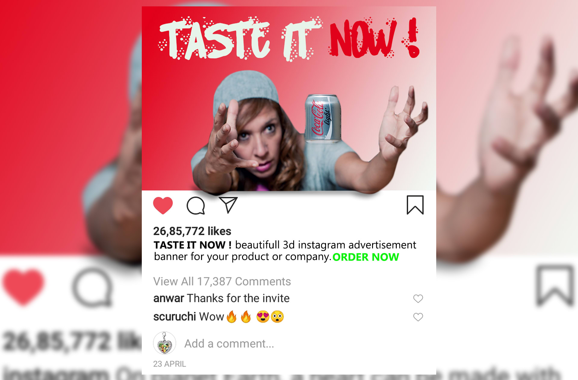 Do Creative 3d Instagram And Facebook Ad Banner For Success