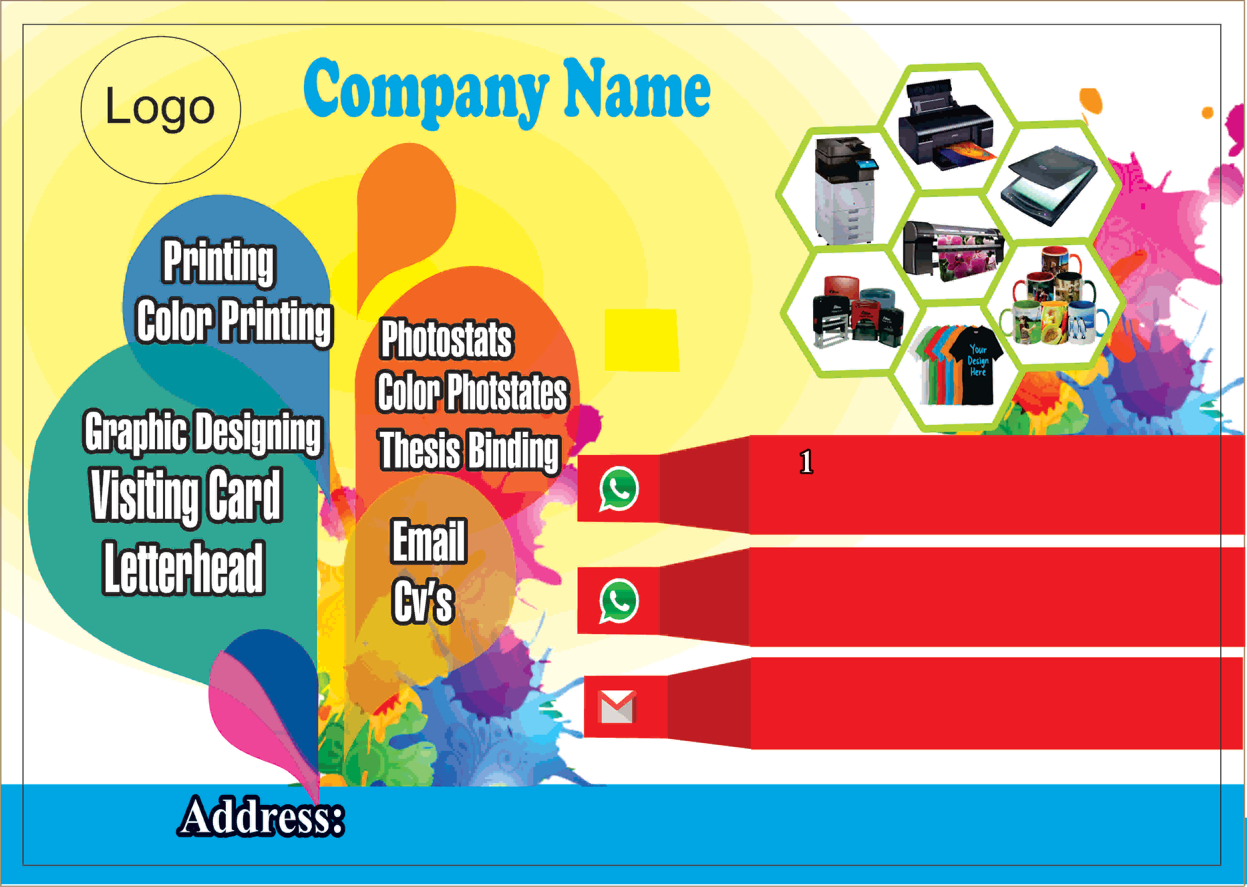 Do Banner Visiting Cards Brochure Design By Zeeshan Khan123