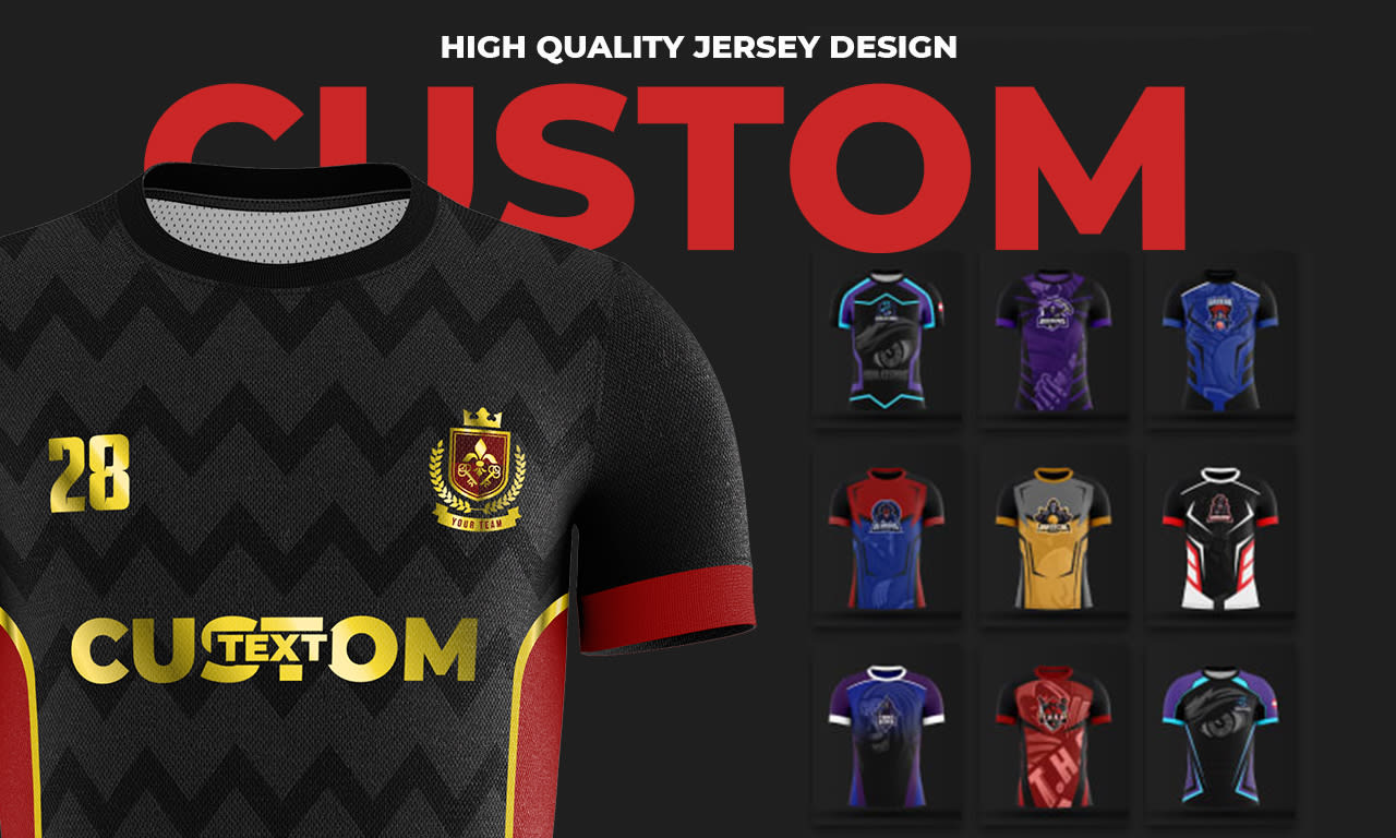 Design esports jersey in 24hours by Lm22design