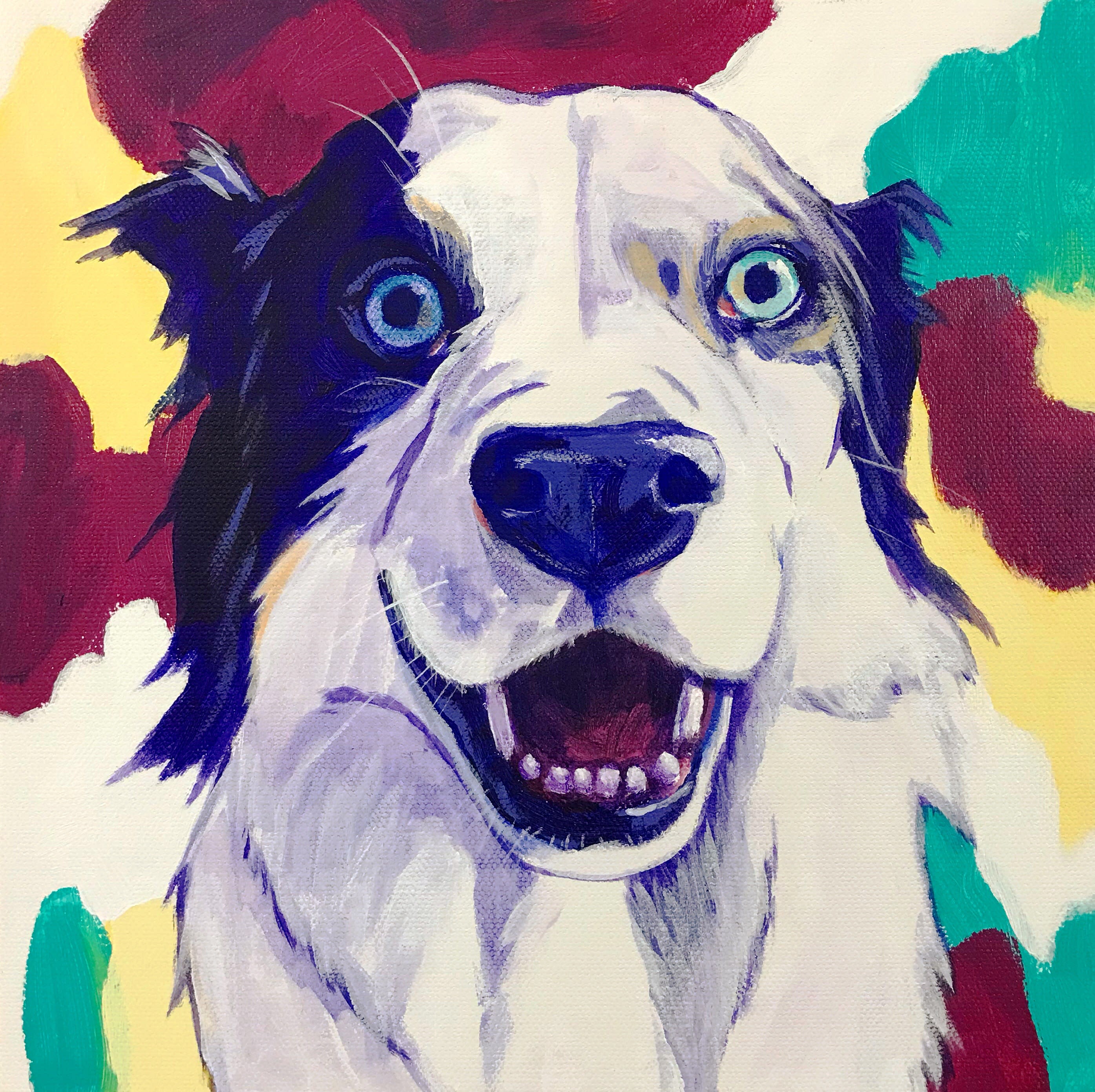 Paint An Acrylic Portrait Of Your Pet In My Style By Thestarryfox