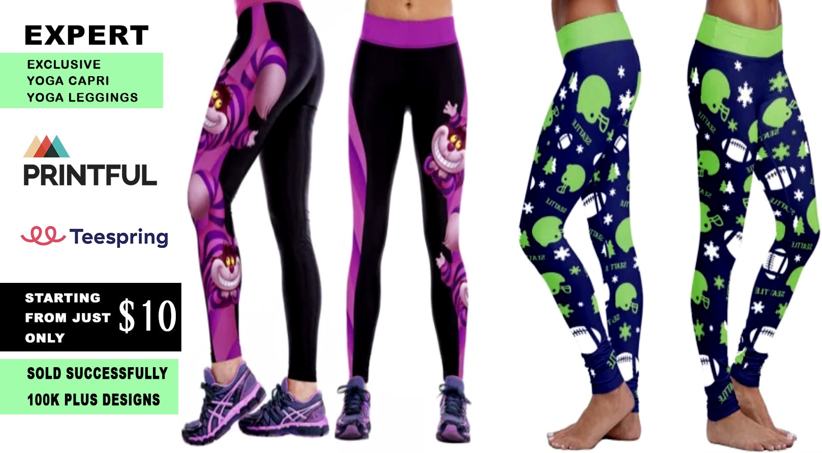 Illustrate design awesome yoga legging and pants by Hiteshry