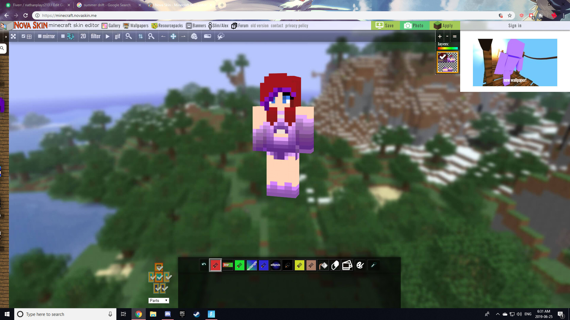 Make A Minecraft Skin For You By Nathanplayz213