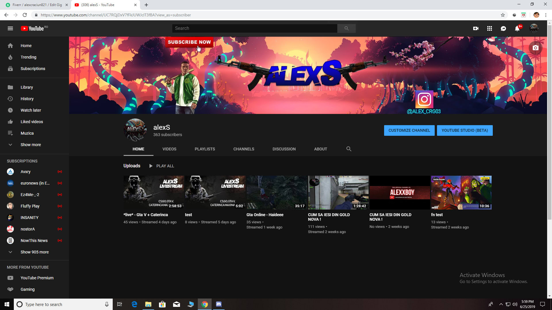 Make A Youtube Banner In Photoshop For You By Alexcraciun821