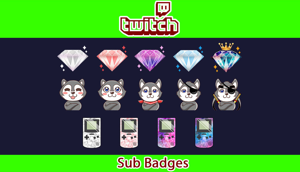 Poki Sub Badges Pokemonfaces Twitch Sub Badges Twitch 