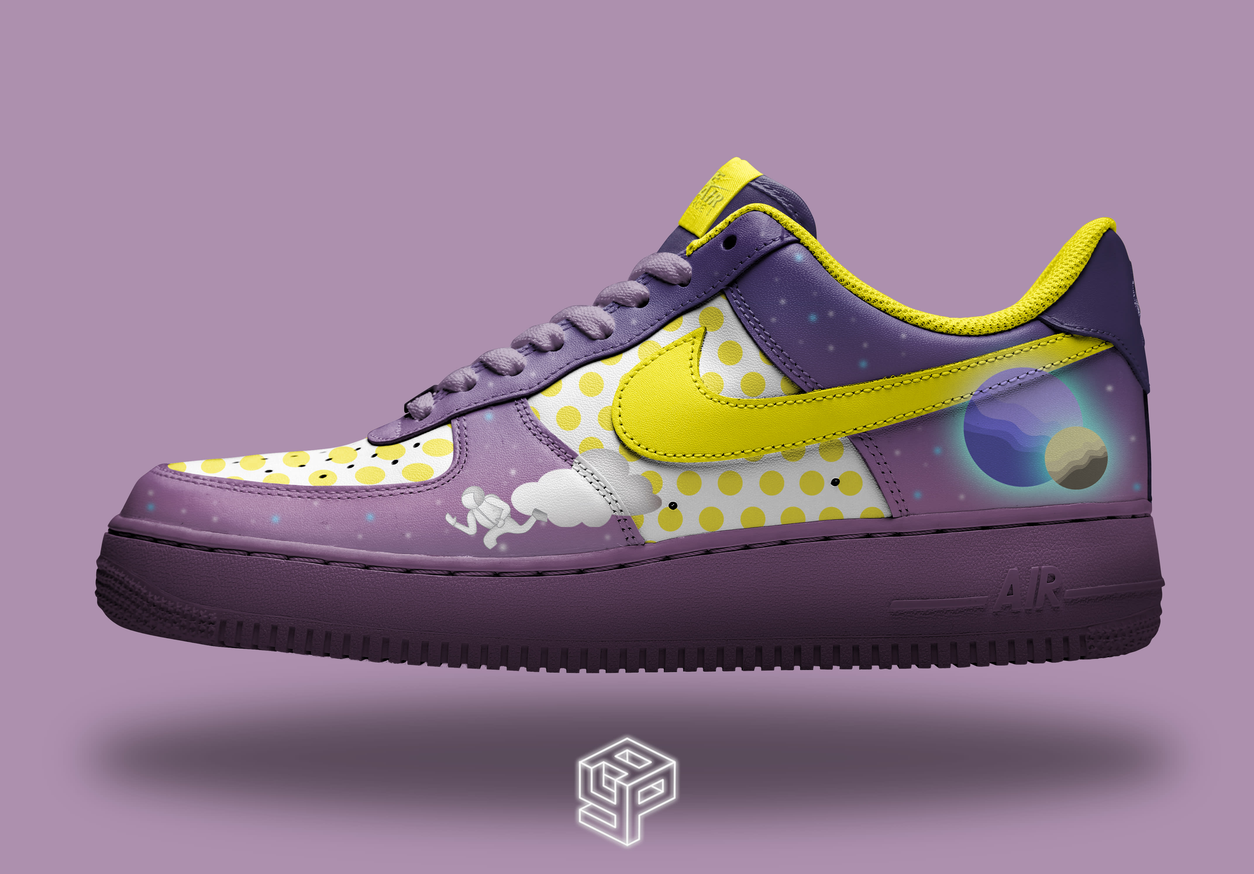 make a custom design of nike airforce one