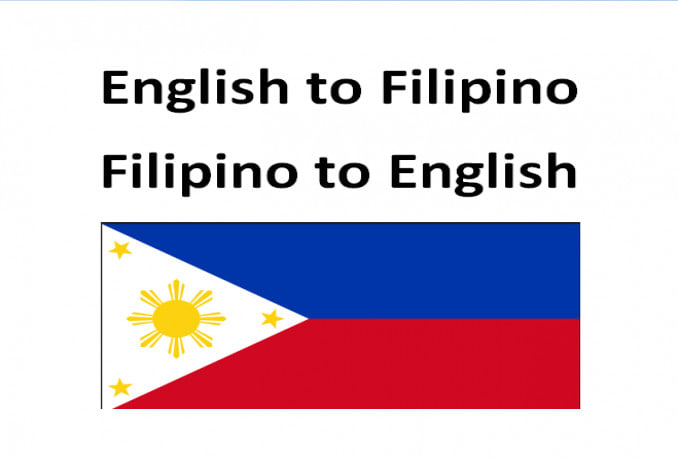 Tagalog english translation