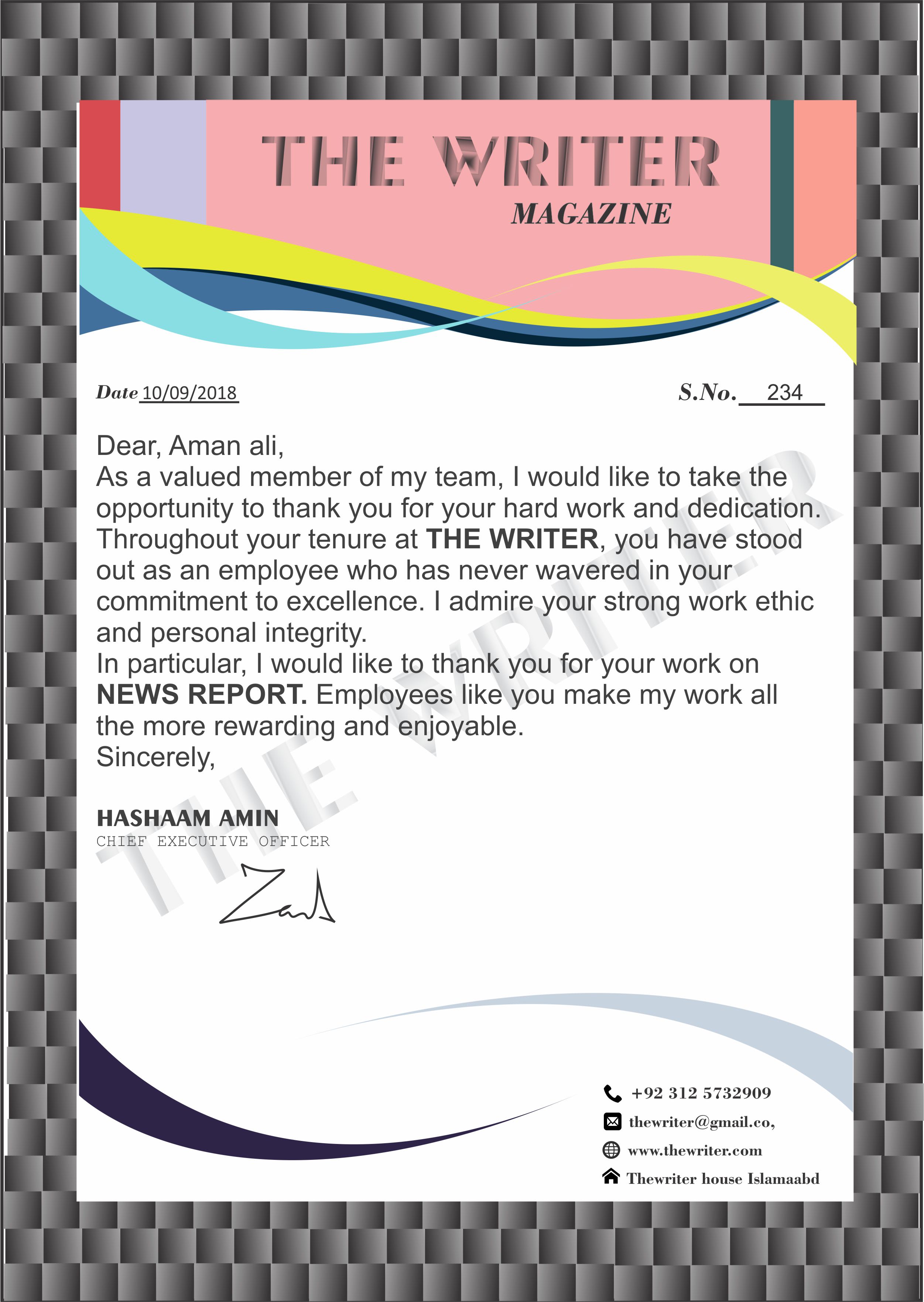 Design Professional Letterhead In Ms Word Editable Format