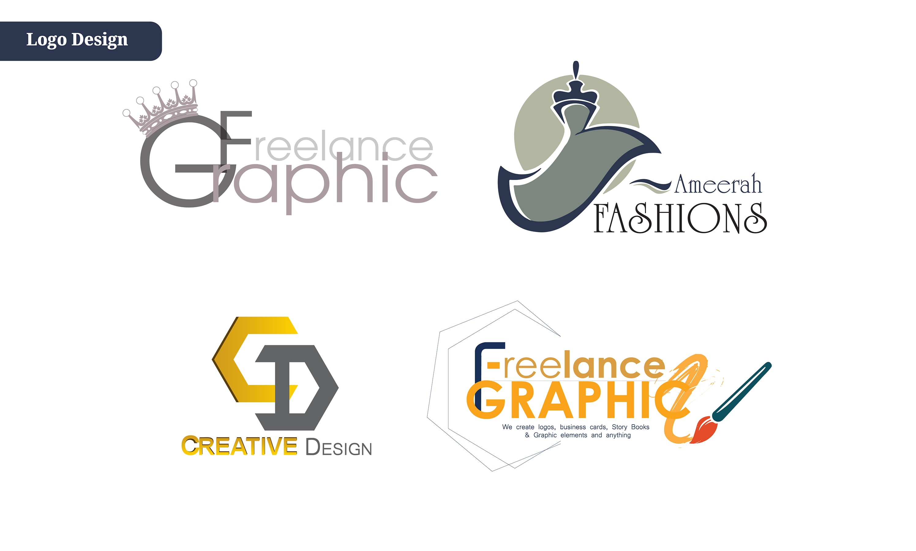 Do professional logo design for a reasonable price by Camadoru | Fiverr, image size:2992x1800