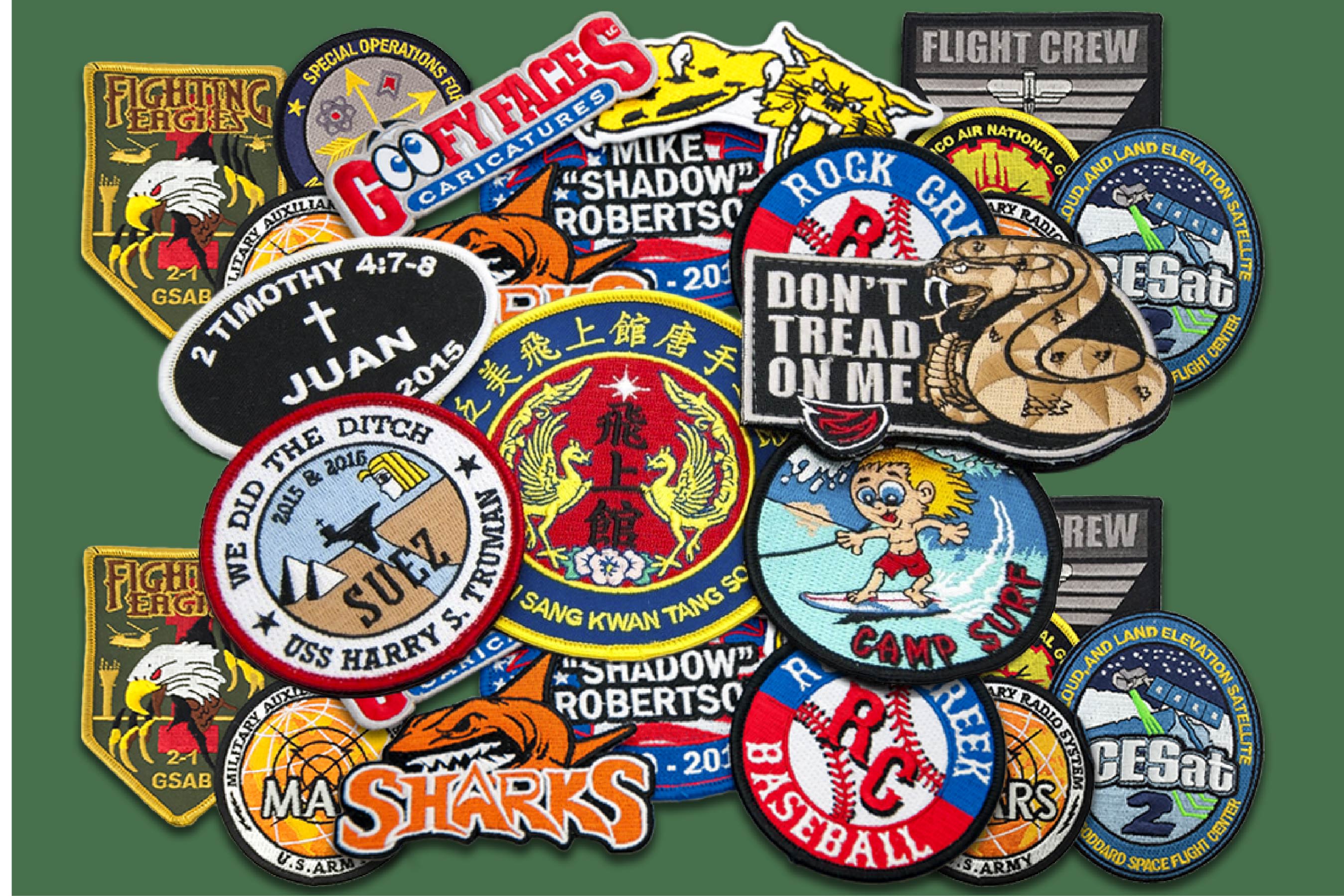 Do custom embroidered patches designed digitized and shipped by Adnanmukati | Fiverr