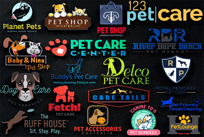 Do pet logo for animal care,pet shop,cats,dog by Pixelqueenbd | Fiverr