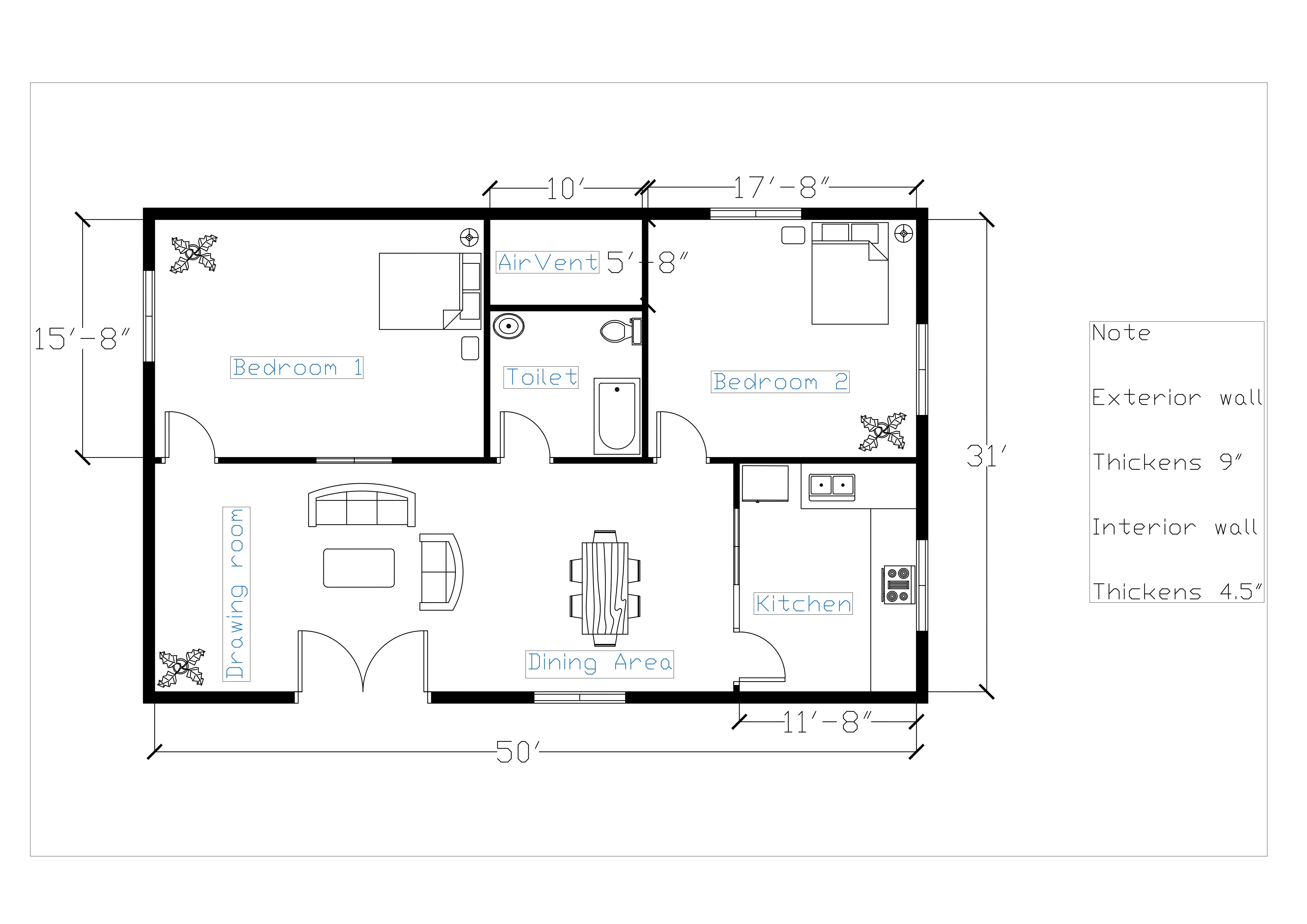 House Plan Sketch