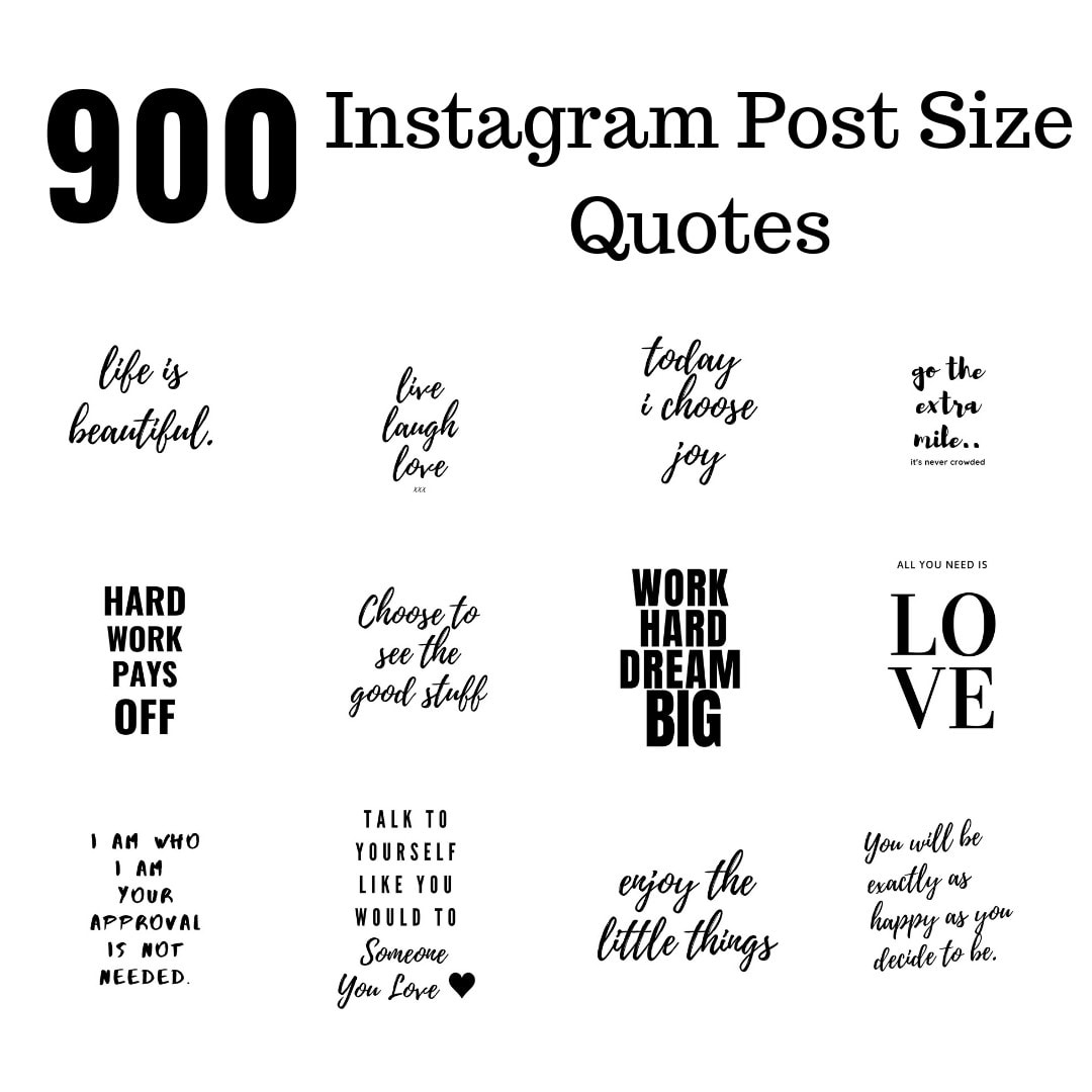 Create 900 jpg instagram post size quotes by Graphichouse01 | Fiverr