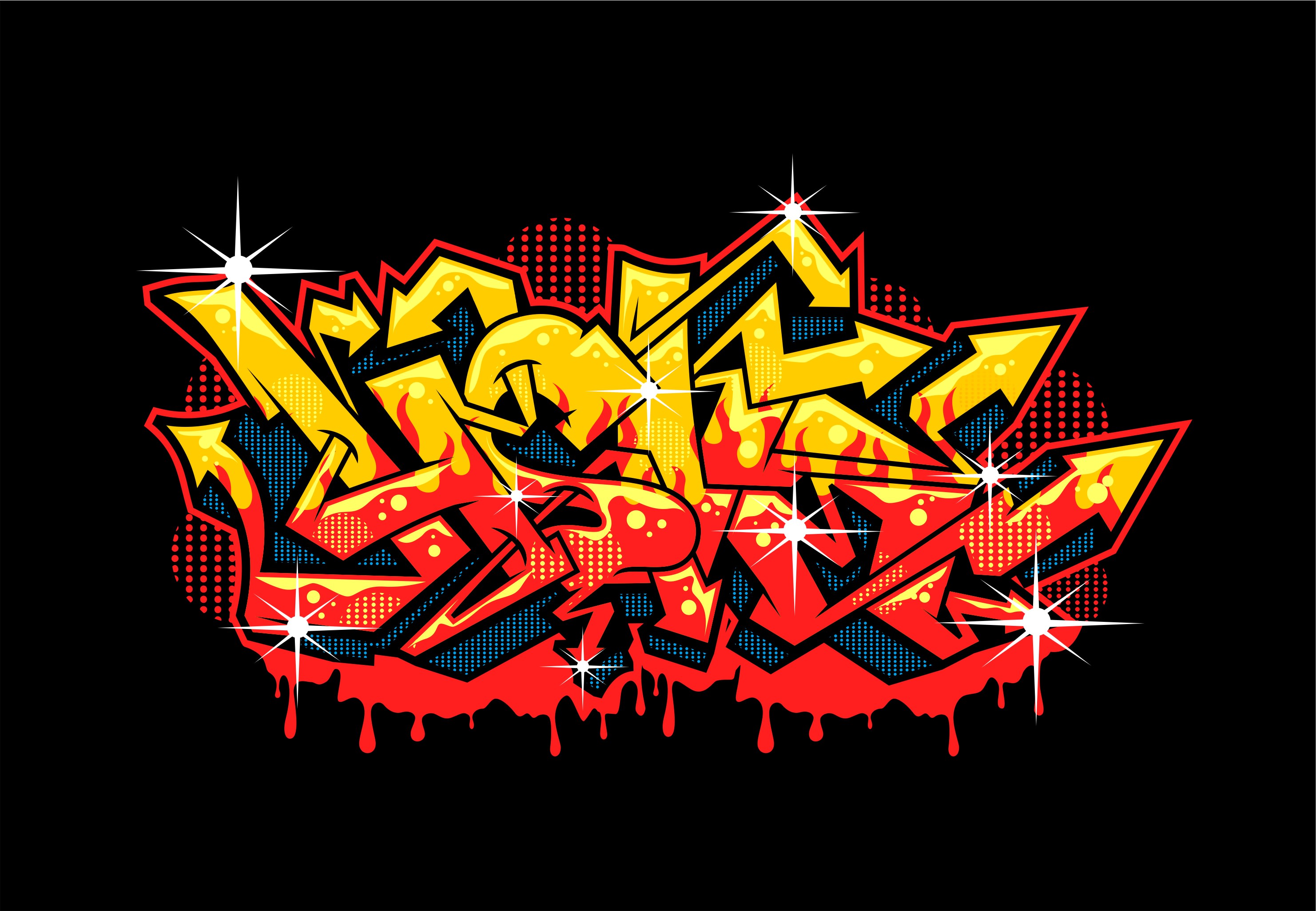 Make Cool Graffiti Design For Your Brand By Husenkustom