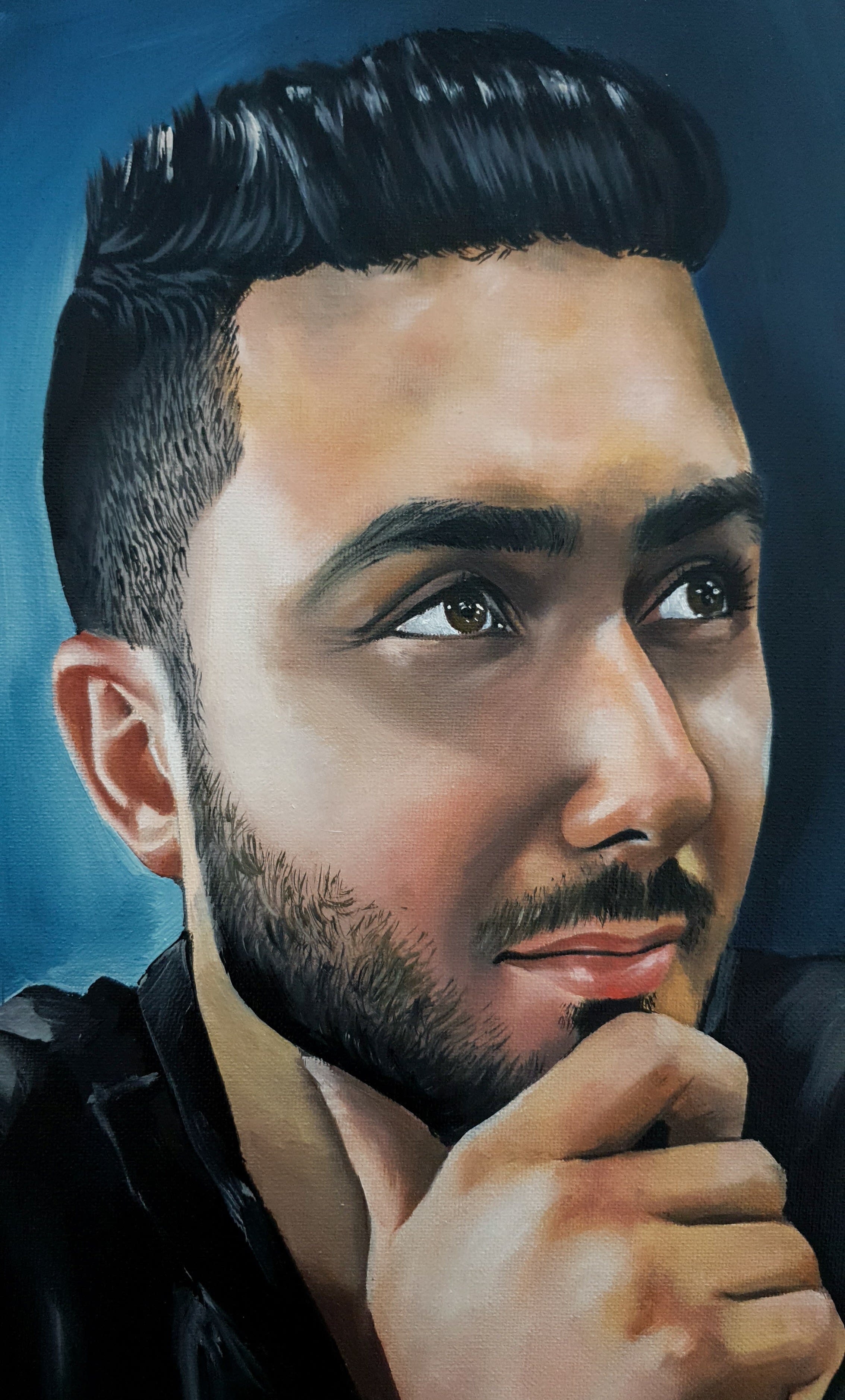 Do Oil Painting And Charcoal And Colored Portraits By Hiromimiharra