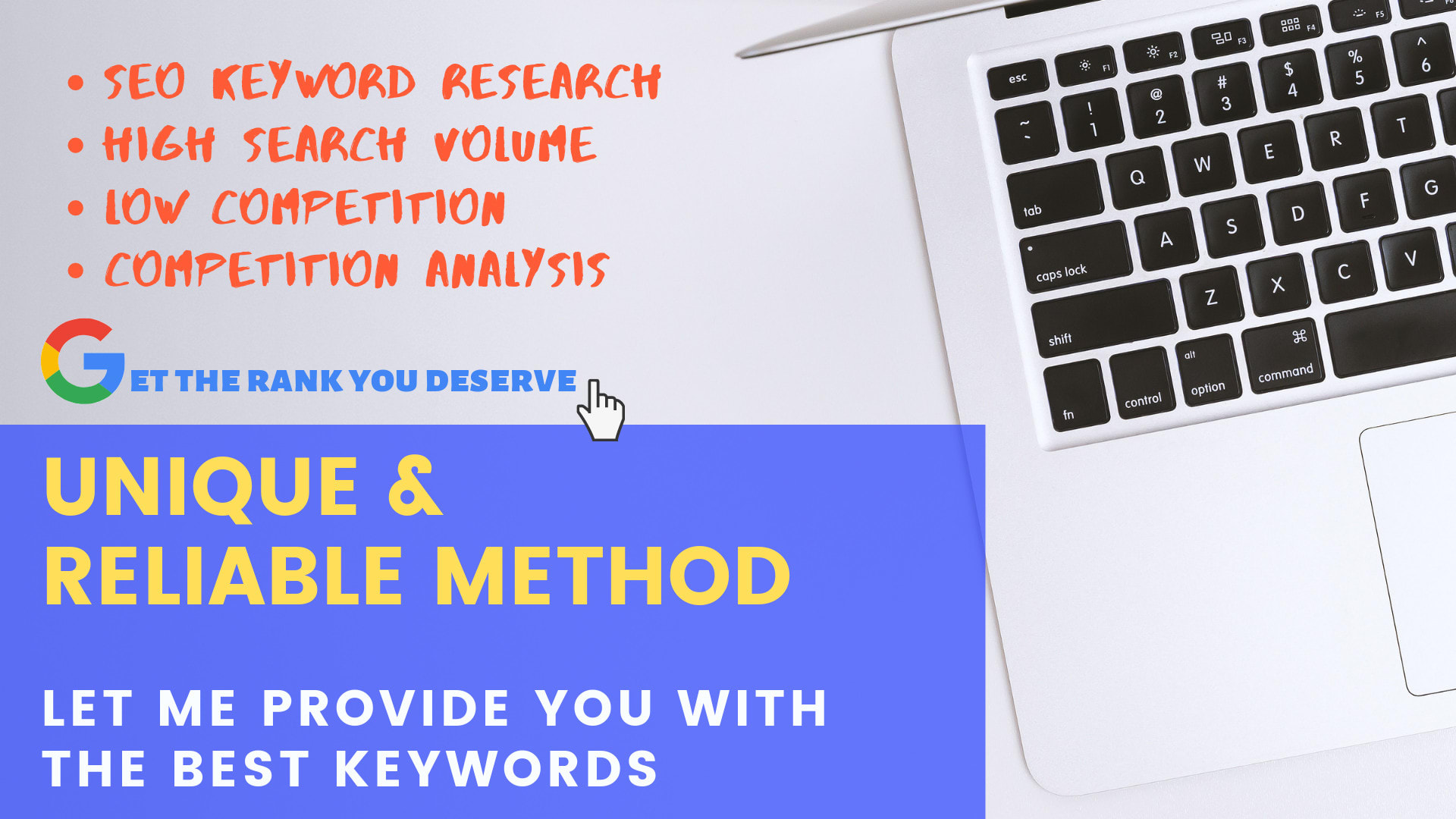 Get The Best Keywords For Your Business - UNIQUE & RELIABLE METHOD