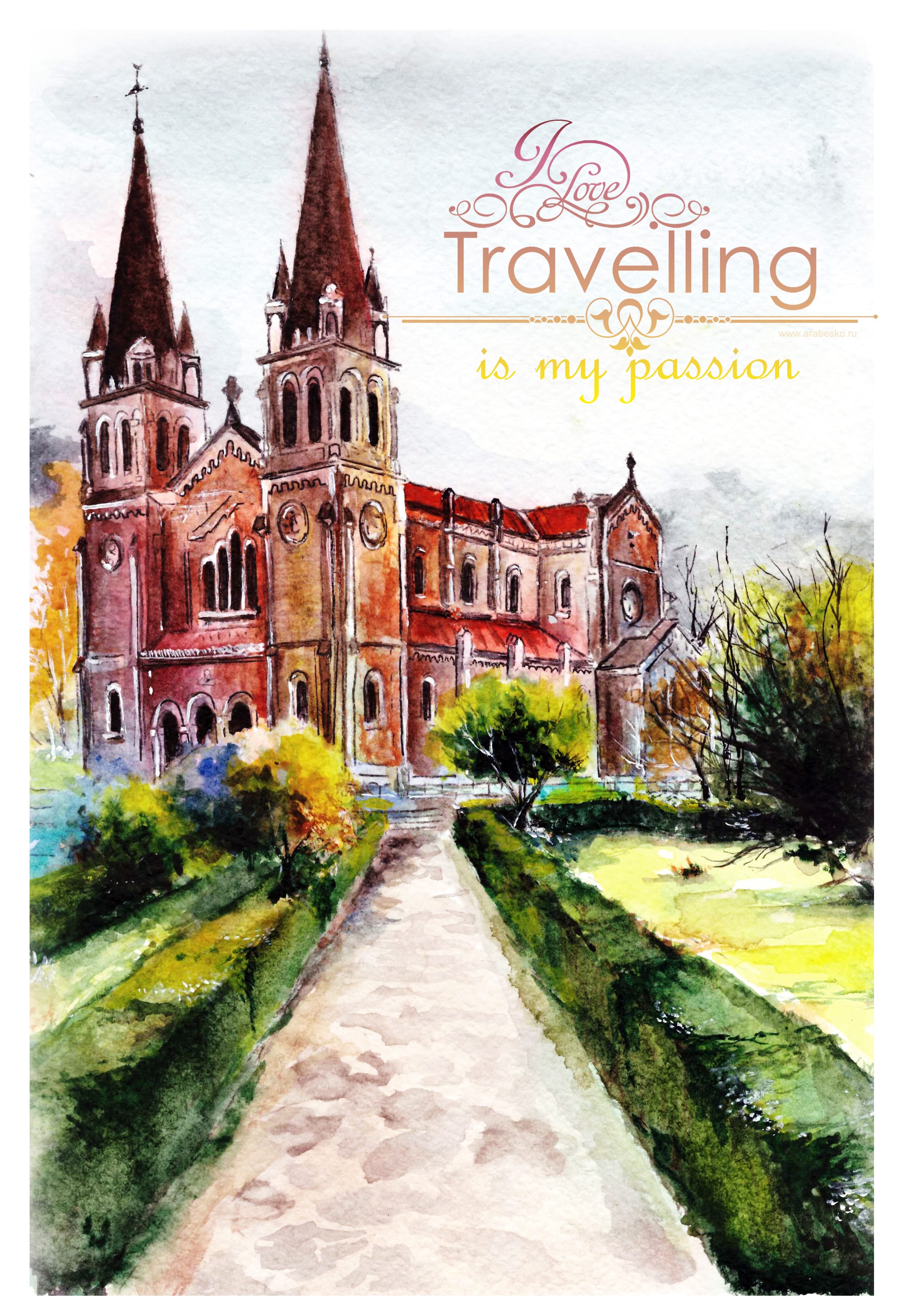 Draw A Watercolor Painting By Nataletta