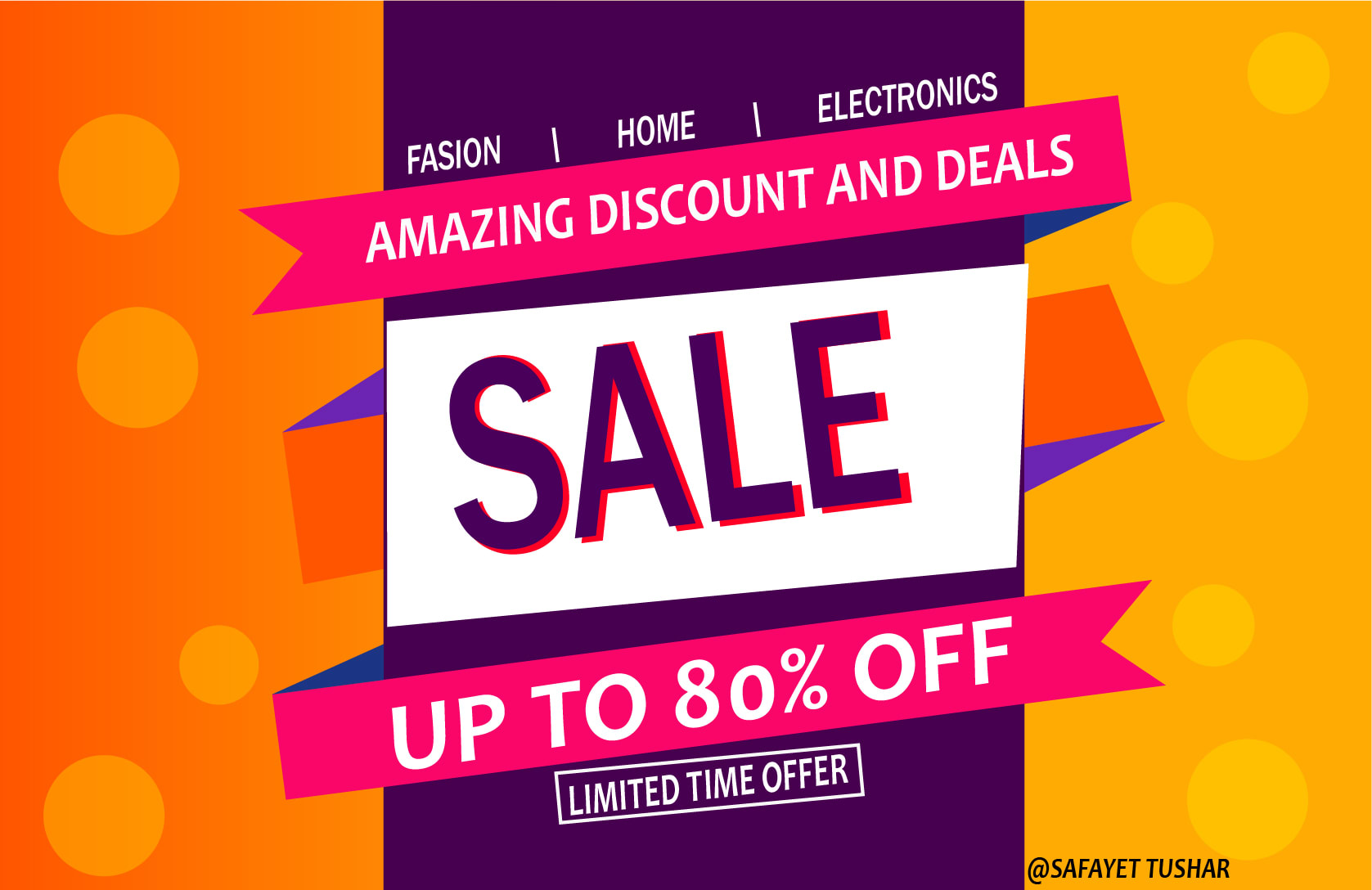 Do Any Poster Or Banner Design For You By Tusharkhan153