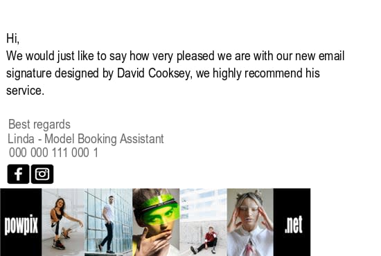Design An Email Signature With Banner By Davidcooksey